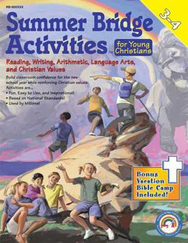 Paperback Summer Bridge Activities(r) for Young Christians, Grades 3 - 4 [With Punch-Out Math Flash Cards] Book