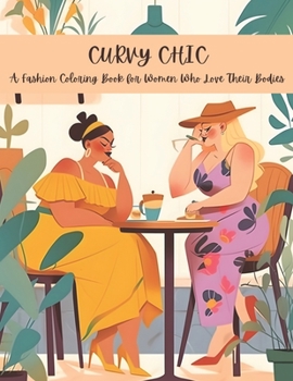 Paperback Curvy Chic - A Fashion Coloring Book for Women Who Love Their Bodies: 50+ Coloring Pages Book