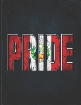 Pride: Peru Heritage Gift for Peruvian Coworker from Lima  Undated Planner Daily Weekly Monthly Calendar Organizer Journal