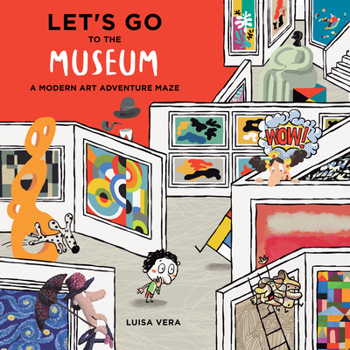 Hardcover Let's Go to the Museum: A Modern Art Adventure Maze Book