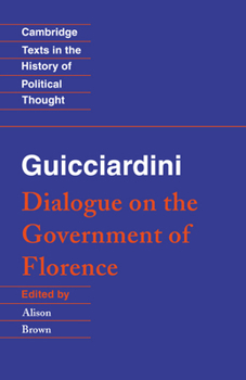 Paperback Guicciardini: Dialogue on the Government of Florence Book