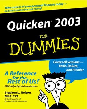 Paperback Quicken 2003 for Dummies Book