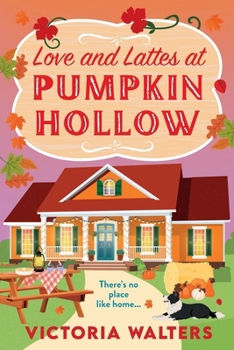 Paperback Love and Lattes at Pumpkin Hollow [Large Print] Book