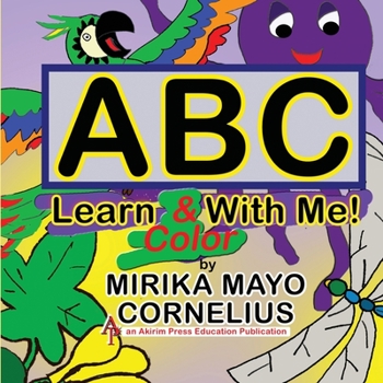 Paperback ABC Learn & Color With Me! Book