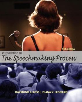 Paperback Intro to Speechmaking Process 13th Book