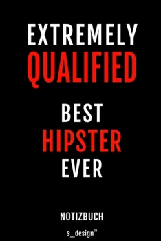 Notizbuch für Hipster: Originelle Geschenk-Idee [120 Seiten gepunktet Punkte-Raster blanko Papier] (German Edition)