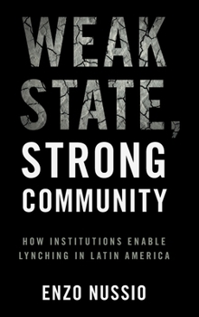 Weak State, Strong Community: How Institutions Enable Lynching in Latin America
