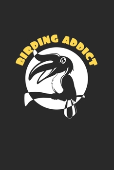 Birding addict: 6x9 Ornothologist | blank with numbers paper | notebook | notes