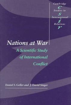 Paperback Nations at War: A Scientific Study of International Conflict Book
