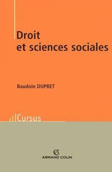 Paperback Droit et sciences sociales [French] Book