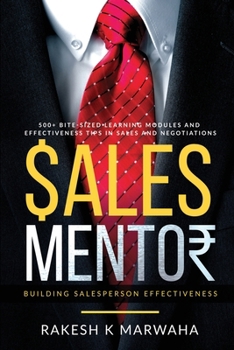 Paperback Sales Mentor: Building Salesperson Effectiveness Book