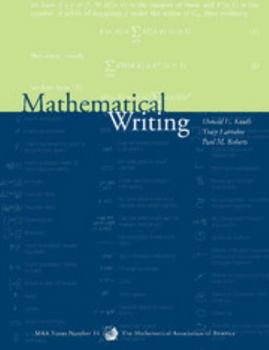 Paperback Mathematical Writing Book