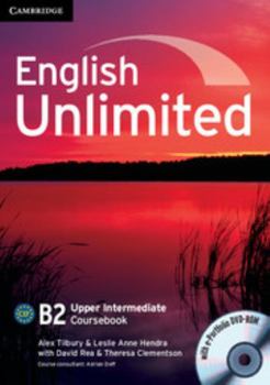 Paperback English Unlimited Upper Intermediate Coursebook [With DVD ROM] Book