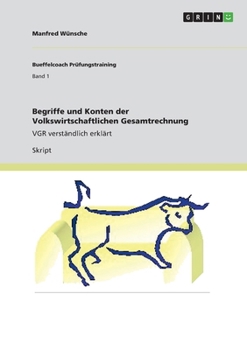 Paperback Begriffe und Konten der Volkswirtschaftlichen Gesamtrechnung: VGR verständlich erklärt [German] Book