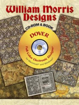 Paperback William Morris Designs [With CD-ROM] Book