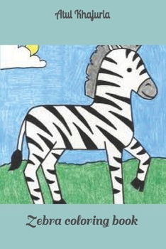 Paperback Zebra coloring drawing book