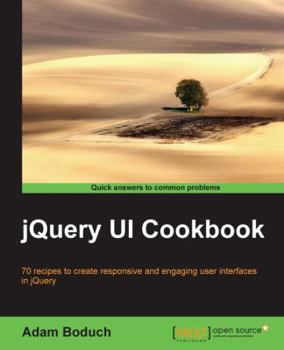 Paperback Jquery Ui Cookbook Book