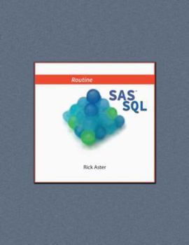Paperback Routine SAS SQL Book