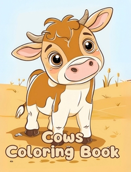 Hardcover Cows Coloring Book: Simple Cows Coloring Pages For Kids Ages 1-3 Book
