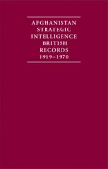 Hardcover Afghanistan Strategic Intelligence 1919-1970 4 Volume Hardback Set: British Records Book