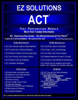Paperback EZ ACT - Math Strategies Book