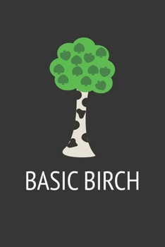 Basic Birch Notebook: Lined Journal, 120 Pages, 6 x 9, Affordable Gift Journal Matte Finish