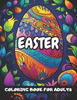 Paperback Easter: Coloring book for adults Book