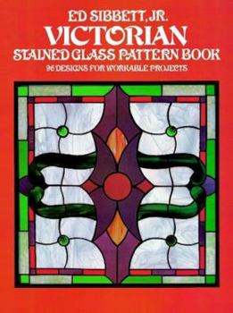 Paperback Victorian Stained Glass Pattern Book