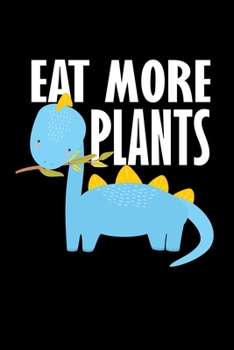 Notebook: Dino Kids Vegetarian Vegan School Gift 120 Pages, 6X9 Inches, Lined / Ruled