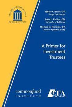 Paperback A Primer for Investment Trustees Book