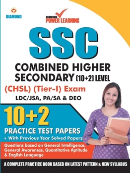 Paperback Staff Selection Commission (SSC) - Combined Higher Secondary Level (CHSL) Recruitment 2019, Preliminary Examination (Tier - I) based on CBE in English Book