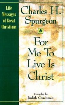 Paperback For Me to Live is Christ Book