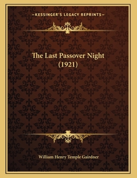 Paperback The Last Passover Night (1921) Book