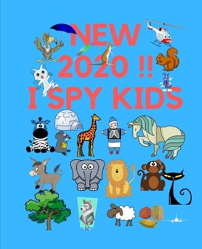 Paperback New 2020 !! I Spy Kids: Fun game for " Age 2-5 " Book