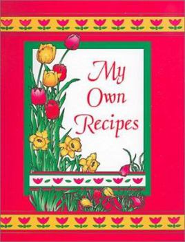 Spiral-bound My Own Recipes, Countertop Book