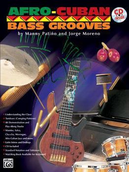 Paperback Afro-Cuban Bass Grooves: Book & Online Audio Book