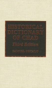 Hardcover Historical Dictionary of Chad Book