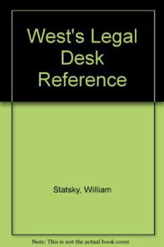 Hardcover West's Legal Desk Reference Book