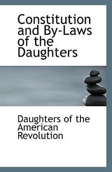 Paperback Constitution and By-Laws of the Daughters Book