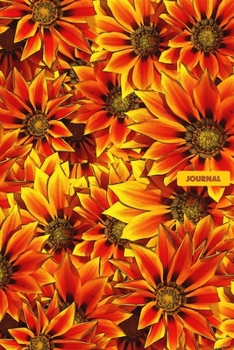 Journal: Sunflower design - lined softcover book for writing