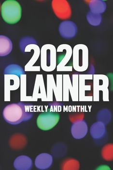 Paperback 2020 Planner Weekly and Monthly: Inspirational Quotes and Calendar Schedule Organizer and Journal for Women Book