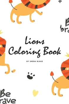 Paperback Lions Coloring Book for Children (6x9 Coloring Book / Activity Book) Book