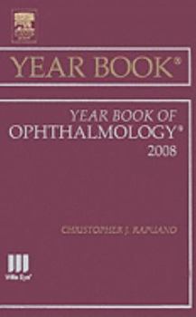Hardcover Year Book of Ophthalmology: Volume 2008 Book