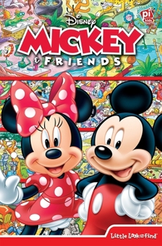 Hardcover Disney Mickey and Friends: Little Look and Find Book