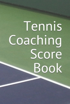 Paperback Tennis Coaching Score Book