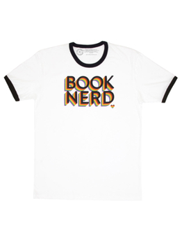 Unknown Binding Book Nerd Pride Unisex Ringer T-Shirt Large Book