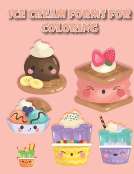 Paperback Ice Cream coloring: Coloring Book - Relaxing Coloring Pages - 30 Paper - 8.5 x 11 inches Book