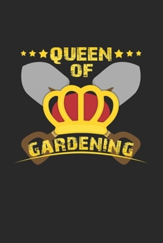 Paperback Queen of gardening: 6x9 Gardening - grid - squared paper - notebook - notes Book