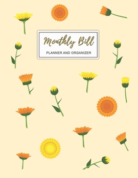 Monthly Bill Planner And Organizer: Notebook, Journal -  (8.5*11 inches) - 146 pages