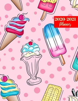 2020-2021 Planner: Cute Daily, Weekly & Monthly Organizer & Diary - 2 Year Appointment Calendar, Business Planners, Agenda Schedule Logbook and Journal